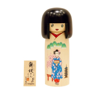 舞妓さんこけし|京都 舞妓 人気 村上隆 カイカイキキ アーティスト 舞妓 天然木