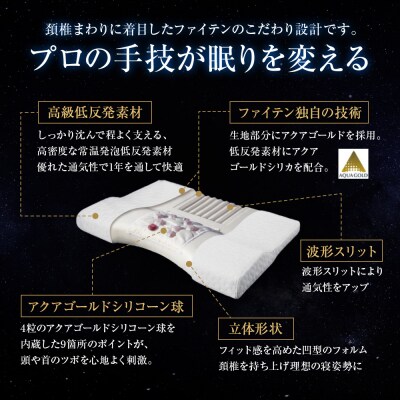 【ファイテン】星のやすらぎ 療法士指圧ピロー スタンダード100|京都 人気ブランド ピロー