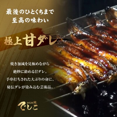 【秋月】でしこうなぎ蒲焼き 約150g×2尾|京都 うなぎ 人気セット 贅沢 グルメ おすすめ