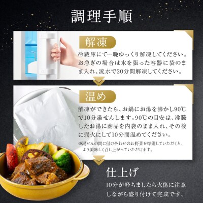 牛肉の一頭買い 祇園みかくの贅沢ビーフシチュー250g×3袋 京都 牛肉料理専門店 有名店