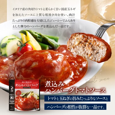 神戸開花亭 煮込みハンバーグ3種 カレー シチュー 5袋セット|京都 有名店 洋食 人気セット