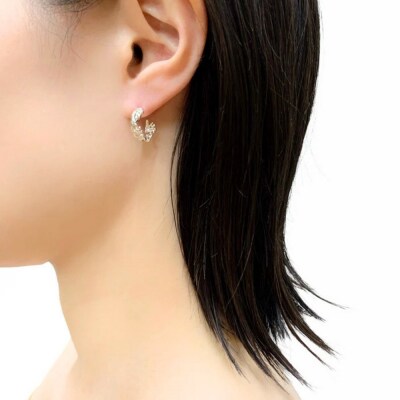 【KAORU】フュージョン ピアス 15 / シルバー|京都 アクセサリー ブランド 人気ジュエリー