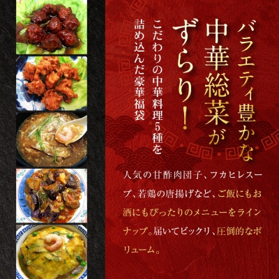 【チャイナノーヴァ】中華惣菜5種5品詰め合わせ福袋|台湾出身シェフ 本格中華 人気セット