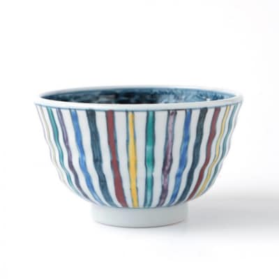 【たち吉】山水彩十草飯茶碗 京都 茶碗 陶芸品 人気 おすすめ[ 京焼 清水焼 焼物 軽量