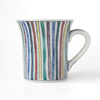 【たち吉】山水彩十草マグ 京都 マグ 陶芸品 人気 おすすめ 京焼 清水焼 マグ マグカップ 