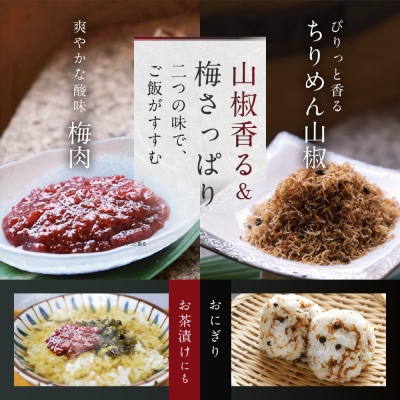 【京料理 うえの】ちりめん山椒・梅肉|東山 梅肉 人気 おすすめ