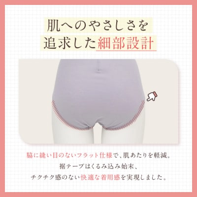 【ワコール】ウイング ショーツ 身生地部オーガニックコットン混素材(はきこみ丈ふかめ)Mサイズ3枚