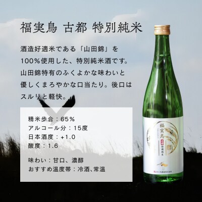【佐々木酒造】日本酒 古都 飲み比べセット 720ml2本|京都 人気シリーズ 洛中の日本酒