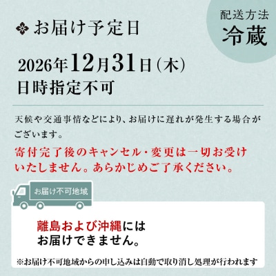 【京料理 たん熊北店】たん熊北店和 一段 オードブル 2人前|京都 老舗料亭 名店 人気おせち