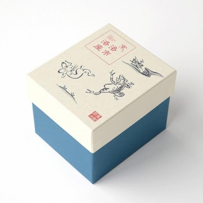 【たち吉】鳥獣戯画 湯呑 染付|京都 湯呑 陶芸品 人気 おすすめ