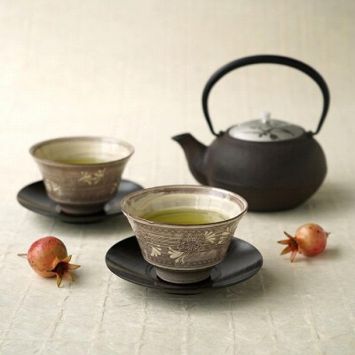 【たち吉】京三島 お茶呑茶碗|京都 陶芸品 人気 おすすめ