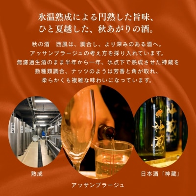 【松井酒造】秋季限定 日本酒 神蔵「西風 NALAI」720ml|京都 日本酒 人気ブランド