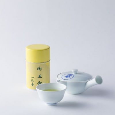 【一保堂茶舗】玉露 滴露・煎茶 正池の尾小缶セット