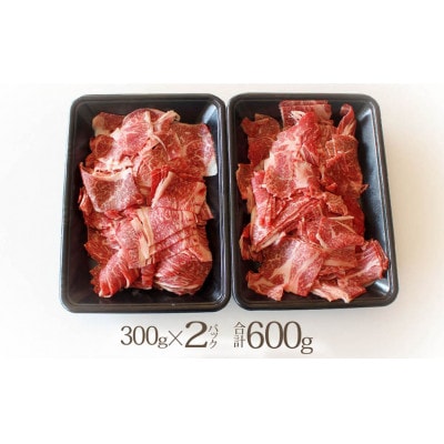 宮崎牛切り落とし600g(300g×2)(五ヶ瀬町)
