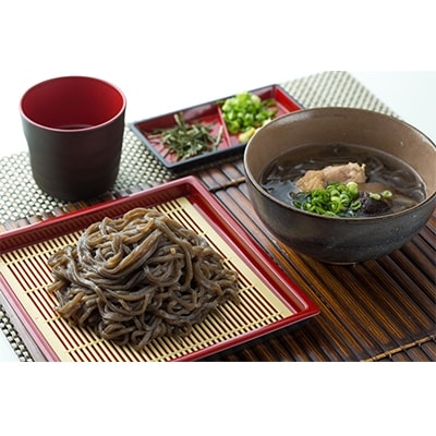 対州そばと地鶏スープセット