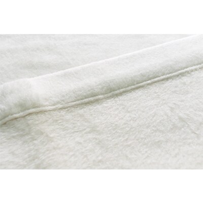 【ふるさと納税】純白シルク毛布(毛羽部分) シングルサイズ