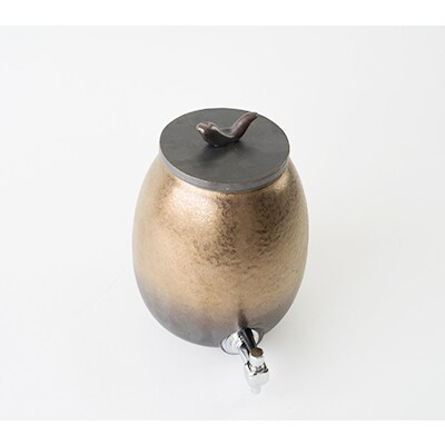 信楽焼・明山の焼酎サーバー 金彩釉 2.2L　s10-5