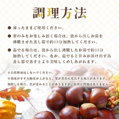 かさまの熟成栗(むき栗)　訳あり200g　冷凍生栗 茨城県笠間市 国産和栗