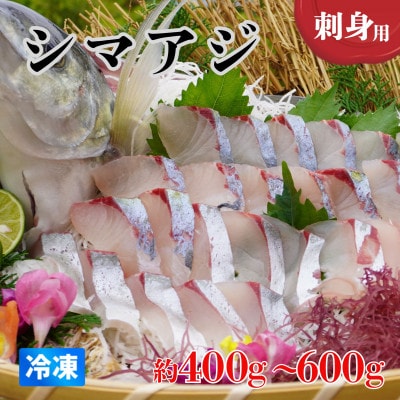 《約400～600g》シマアジ(柵) 刺身用　小分けタイプ　冷凍でお届けします!