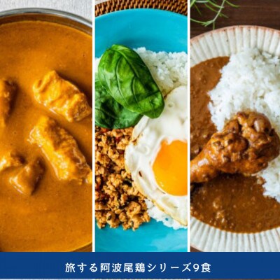 《各3食合計9食》阿波尾鶏 AWAODORILABシリーズ人気3種詰合せMMTA8