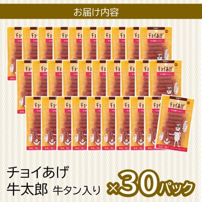 《30パック》牛太郎牛タン入り(50g×30P)チョイあげ犬のおやつ(チャック付)WNW40