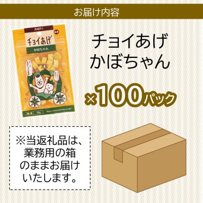 《100パック業務用》かぼちゃん(35g×100P)チョイあげ犬のおやつ(チャック付)WNW49