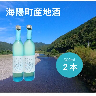 ≪地酒≫ミネラルウォーターよりきれいな水でつくった吟醸純米酒(清酒 500ml ×2本)やや辛口