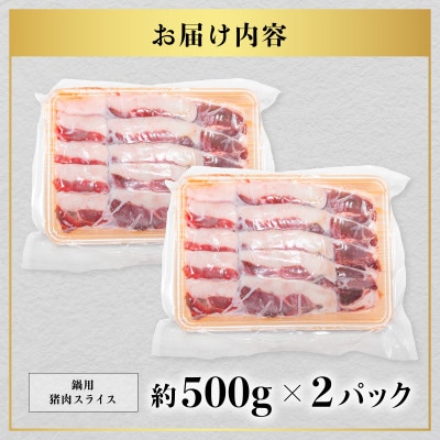 【阿波ジビエ】猪鍋用スライス肉　約1kg