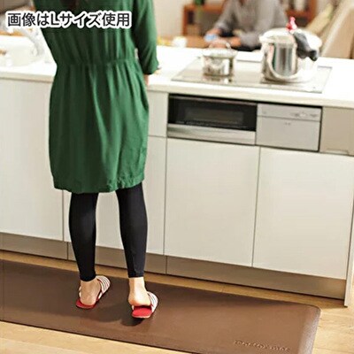 [ ドクターマット S・107cm・ルージュ ] キッチンマット 厚手 [No5698-0440]