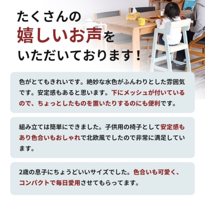 Kids High Chair -comet- (シアングレー) 子供用 [No5698-0690]