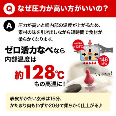 圧力鍋 ゼロ活力なべ L 5.5リットル 24.7cm アサヒ軽金属