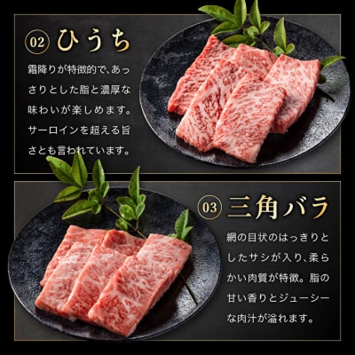 神戸牛希少部位焼肉セット 5種 400g ミスジ ヒウチ [No5698-0770]