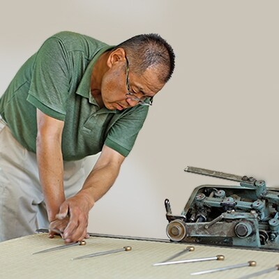 ひょうごの匠がつくる畳インテリア 正方形畳3個セット 若草色[No5698-7513]