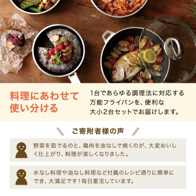 フライパン [ オールパンゼロ セット 22cm・26cm・ショコラ ] [No5698-0505]