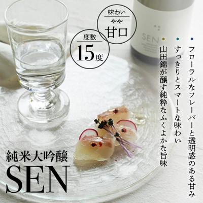 日本酒 飲み比べセット 720ml 2本 SEN 生もと 純米吟醸 [No5698-0539]