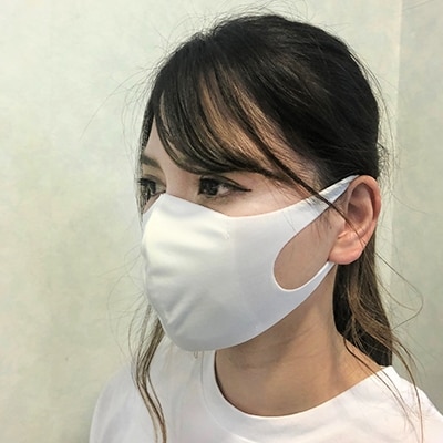 w-fit mask(ダブルフィットマスク)ホワイト12枚　Lサイズ[No5698-7511]