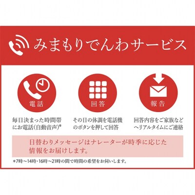 みまもりでんわサービス(12か月)【携帯電話】[No5698-0536]
