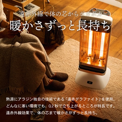 アラジン 遠赤 グラファイトヒーター 2灯 グリーン  CAH-2G10G[No5698-0612]