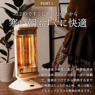 アラジン 遠赤 グラファイトヒーター 2灯 グリーン  CAH-2G10G[No5698-0612]