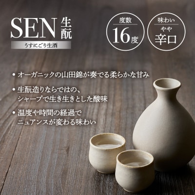 日本酒 SEN 純米大吟醸生酒 + 生もと生酒 飲み比べ セット [No5698-0809]