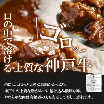 高級缶詰 セット 詰め合わせ 神戸牛カレー 2缶 缶詰[No5698-0950]
