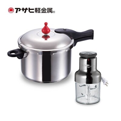 アサヒ軽金属 日本製 圧力鍋 5.5L ゼロ活力なべ L (1升炊き) [レシピ付き] IH対応 ガス対応
