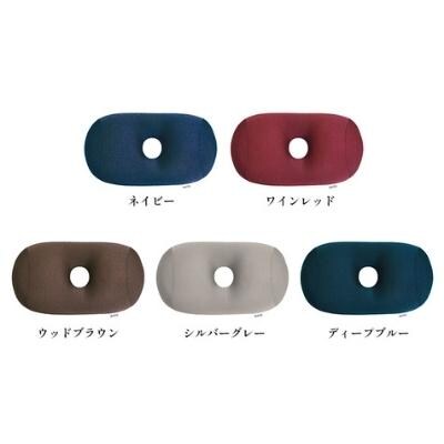 【MOGU‐モグ‐】プレミアム　ホールピロー シルバーグレー〔クッション〕[No5698-7642]