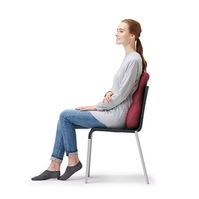 ネイビー【MOGU-モグ‐】プレミアム　バックサポーターエイト[No5698-7647]