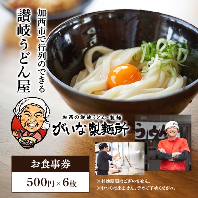 がいな製麺所 お食事券B おでかけ[No5698-1037]