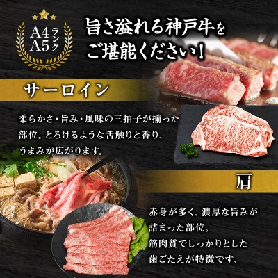 帝神 神戸牛 おまかせコース F 福袋 神戸ビーフ詰め合わせ[No5698-1147]