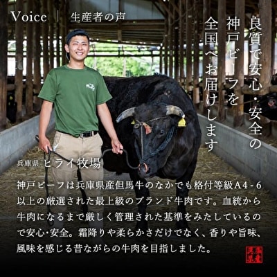 神戸牛 厚切り ランプステーキ 400g(200g×2枚)[No5698-1170]