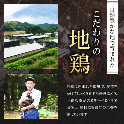 訳あり 鶏肉 地鶏 丹波 黒鶏 むね肉 4kg(2kg×2) 数量限定[No5698-1240]