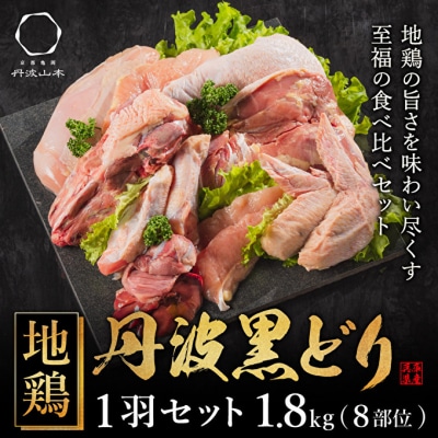 地鶏 丹波 黒どり 1羽セット 冷凍 焼き鳥 鍋 焼肉 BBQ 鶏肉[No5698-1241]