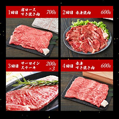  定期便 肉 神戸牛 贅沢三昧【12ヶ月連続お届け】全12回 ヒライ牧場 [No5698-0701]